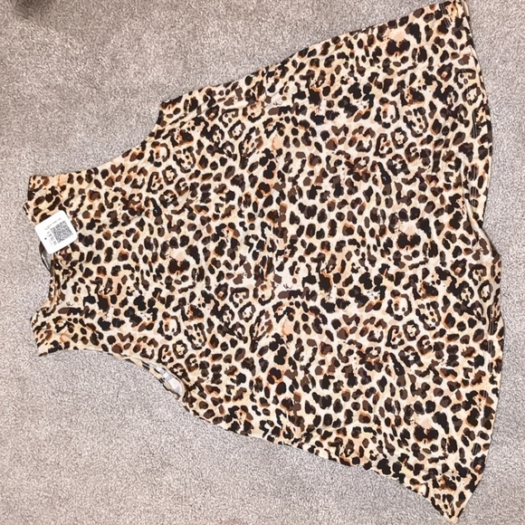 NWT Shiela Rose leopard print tank top size large - Picture 4 of 5